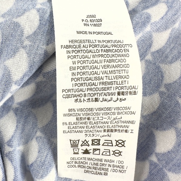 Boden Lola Dress Womens 14 Wrap Jersey Stretch Scallop Half Moon Soft Pockets - Picture 7 of 10